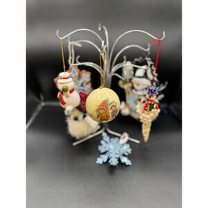 Asstorted Snowman Ornament Lot